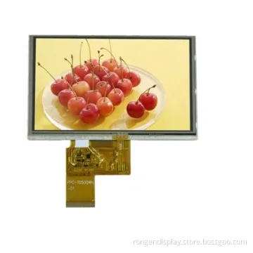 5 Inch 800X480 Color Touch Screen with FPC Cable 40 Pin